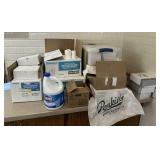 Case and half case of cash register receipt rolls
