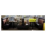 2x$ - Two booths & two tables