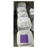 43x$ - 5.5" square white bowls