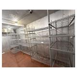 6x$ - Metro Shelves in freezer 48" , 38" x 40"