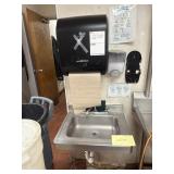 SS hand washing sink & enMotion paper towel dispen