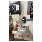 SS hand washing sink & enMotion paper towel dispen
