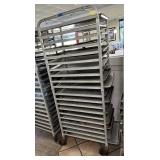 Aluminum bakers rack with 20 trays 20" x 26" x 68"