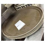 6 oval bus trays  22" x 27"