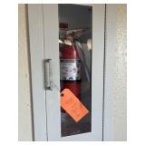 Fire extinguisher in box
