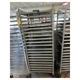 Aluminum bakers rack with 20 trays 20" x 26" x 68"
