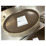 9 round bus beverage trays 16" D