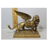 Cast Bronze Winged-Lion - 3.5' x 8' x 6'