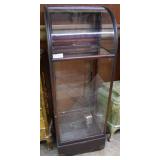 Curved glass pastry case Alex H. Revell Co.