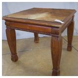 Hide Topped side table