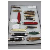 14 pocket knives - Boy Scout, Forrest Master, Buck