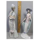 Two Lladro Lady figurines