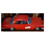 Tin litho ride able car Benz 300sc