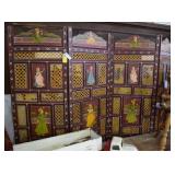 HP fretwork carved India screen