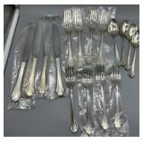 Lunt Sterling Flatware Dinner set service for four