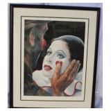 'A Helping Hand' Clown print artist print
