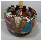 Binky Native American Abstract 'Friendship Bowl'