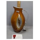 Evolution by Waterford Sandstone glass pitcher - 1
