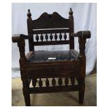 Spanish-style armchair