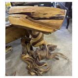 Gnarled Western Cedar Custom Saddle Stand