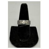 Men's Tungsten Wedding Band size 10 artist signed