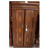 Indonesian highly carved Jewelry Cabinet