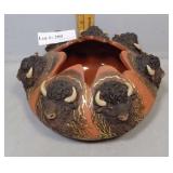 Binky Contemporary Buffalo Pottery Bowl