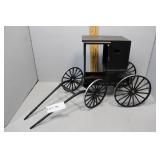 Cast Metal Amish style buggy toy