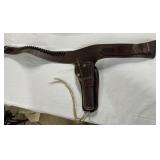 Custom Eubanks Pioneer Leather Dark Brown Holster