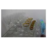 38 Pcs. Assorted stemware