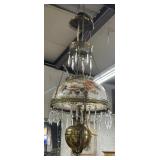 HP Floral hanging parlor lamp