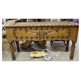 Southwestern style custom display table