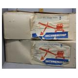 2x$ - Two Russian Tin Steam shovel toy in original