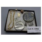 Assorted .925 jewelry w/ artist signed Ken Kantro