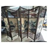 Asian Room Divider with beautiful mountain scenes