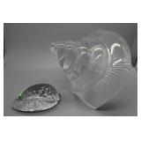 Baccarat crystal Shells