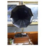 Thomas A. Edison cylinder phonograph with brass an
