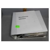 3' Binder Packed with Ephemera: vintage trick or t