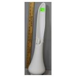 Milk glass Mid-Century 22' Stretch Vase