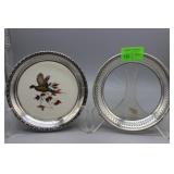 Frank M Whiting 'Pheasant' Sterling Plate & Sterli