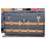Flat-Top Steamer Trunk