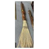 Cypress Wood Oversized wall hanging broom
