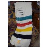 Hudson Bay Point Blanket in block design