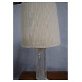 Waterford table lamp with ivory shade