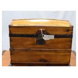 Refinished Child's Dometop Trunk
