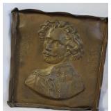 Vandick Antoine Embossed Brass wall plaque