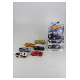 Hot Wheels collection, 6 loose& 3 carded