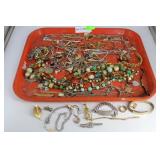 Necklaces, bracelets, rings, brass Zippo case &