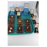 Sterling Religious medals  old jewelry store