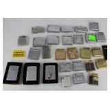 Cigarette lighters N.O.S. By Keisler, Zippo,